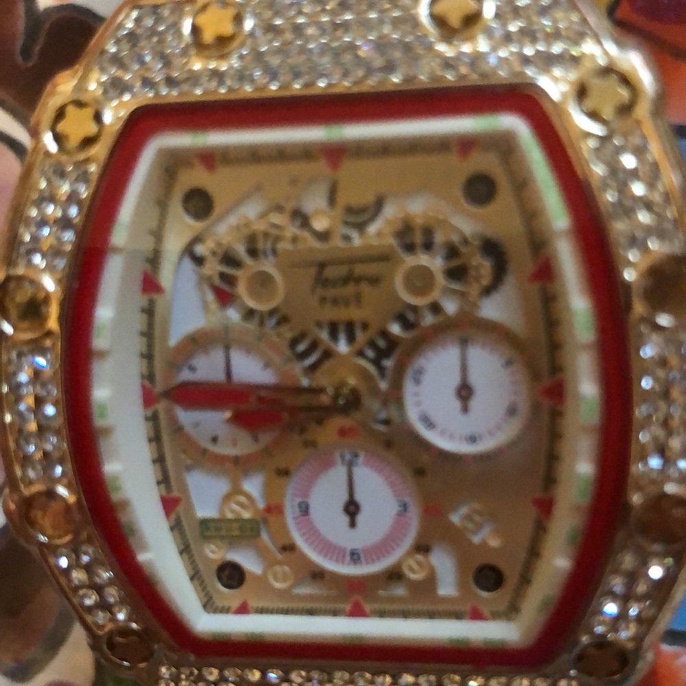 WATCHES FOR SALE ICED OUT ONE IS HALF ICED USED SOME SCRATCHES PINTIME